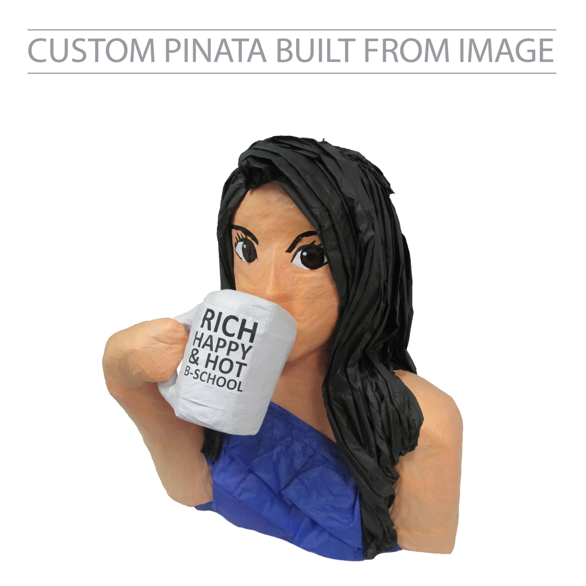 Girl with Cup Custom Pinata - Image 3